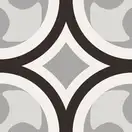 Плитка керамогранітна CSAPBW0120 Patchwork B&W 01 200x200x10 Sant'agostino