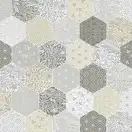 Плитка керамогранітна Hexagono Duroc Multicolor 230x266x9 Vives (46EM)