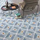 Плитка керамогранітна Seine Marly-R Azul RECT 200x200x8 Vives (4FAC)