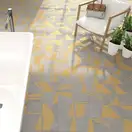 Плитка керамогранітна Nassau Kokomo Grafito Oro 200x200x8 Vives (4R48)