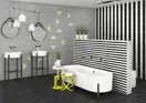 Плитка стінова Inuit Karo Black 250x750x10,5 Vives (4Y7K)