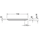 DURAVIT D CODE поддон 110*75см (720097000000000) фото 3 Aquada.com.ua