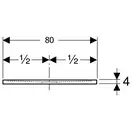 Geberit Sestra Душовий піддон, сірий (550.264.00.2)