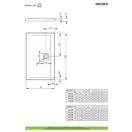 Душовий піддон Argos D 160x90 см, RADAWAY (4AD916-01)