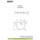 Душовий піддон зі з'ємною панеллю Delos P 100x90 см, RADAWAY (4Z19150-03N)
