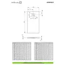 Душовий піддон Kyntos F 140x100 см white, RADAWAY (HKF140100-04)