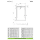 Radaway Teos F Душовий піддон 120x70 см, білий (HTF12070-04)