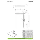 Душовий піддон Giaros D 120x80 см, RADAWAY (MKGD1280-03)