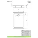 Radaway Doros F Compact Душовий піддон, білий (SDRFP1070-05)
