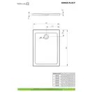 Душовий піддон Doros Plus F 120x80 см, RADAWAY (SDRFP1280-01)