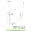 Radaway Doros PT Compact Душовий піддон, білий (SDRPT8080-05)