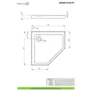 Radaway Doros Plus PT Поддон душевой, 90x90 см (SDRPTP9090-01)