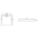 Душевой поддон REA GRAND 90X90 WHITE (REA-K4592)