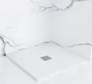 Душевой поддон REA ROCK 90X90 WHITE (REA-K5580)