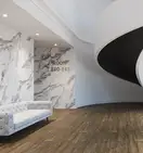 Cerrad Calacatta White Плитка напольная, белая (5903313316842)