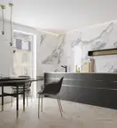 Cerrad Calacatta White Плитка напольная, белая (5903313316842)