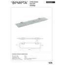 135002242 Via Поличка скляна Bemeta Чехія (135002242)