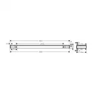 Полочка для душа Hansgrohe Rainfinity Shelf 500 (цвет - чёрный матовый) 26844670