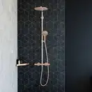 Поличка кутова Hansgrohe AddStoris 14,8х14,8x30,5 см, Brushed Bronze (41741140)