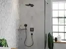 Угловая полка Hansgrohe AddStoris, чёрный матовый (41741670) фото 3 Aquada.com.ua
