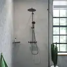 Поличка кутова Hansgrohe AddStoris, Matt Black (41741670)