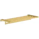 Полиця з тримачем для рушників Hansgrohe AddStoris 63х64,8x24,8 см, Polished Gold Optic (41751990)