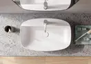 Раковина полувстраиваемая Catalano Green Lux Сolori 40 х 60 х h14 см, цвет - белый матовый 160GRLXNBM