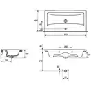 Cersanit Умивальник  Como 90 furniture Церсаніт ПОЛЬЩА (CCWF1006791603)