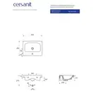 Умивальник меблевий Moduo 60 Cersanit (CCWF1007782074)