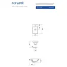 Умивальник меблевий Moduo 40 Cersanit (CCWF1007812074)