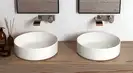 Cielo Shui Comfort Умывальник накладной круглый, белый (SHCOLAT40 white)