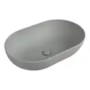 Умивальник на стільницю Flaminia APP 62 x 40 xh 16 cm, без переливу, Cenere matt (AP62A) (AP62ACEN)