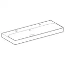Раковина подвесная Geberit Smyle Square 120 х 48 х h16,5 см, с 2 отверстиями под смеситель (500.253.01.1) фото 2 Aquada.com.ua