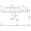 Раковина Geberit One 120 х 48 см 505.020.01.5