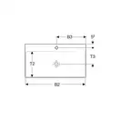Раковина Geberit One 60 х 48 см 505.021.01.1
