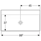 Раковина Geberit One 90 х 48 см 505.021.01.3