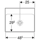 Раковина Geberit One 50 х 41 см 505.021.01.6
