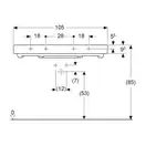 Раковина Geberit One 105 х 48 см 505.045.00.1