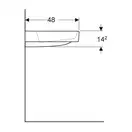 Раковина Geberit One 105 х 48 см 505.045.00.1