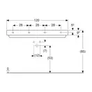 Раковина Geberit One 120 х 48 см 505.047.00.1