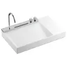 Раковина Hansgrohe Avalegra AquaUnit 78 х 47,5 х 10 см, без переливу, з функцією QuickClean+, із змішувачем, Chrome  22473000