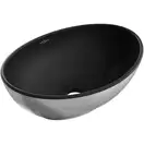 Умывальник (раковина) MEXEN ELZA SILVER BRUSHED BLACK MATT накладной (MEX-21014023)