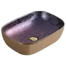 Умывальник (раковина) MEXEN RITA VIOLET GOLD накладной (MEX-21084557)
