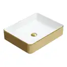 Mexen Estela Gold White Умывальник накладной (MEX-22105053)