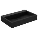 Умывальник (раковина) MEXEN AVA 60 BLACK MATT B/O накладной подвесной (MEX-23016070)