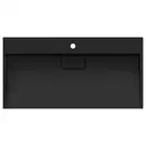 Умывальник (раковина) MEXEN AVA 90 BLACK MATT 1/O накладной подвесной (MEX-23019071)