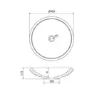 Умывальник (раковина) MEXEN HEBA TRANSPARENT накладной (MEX-24064500)