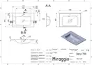 MIRAGGIO DELLA 700 Умивальник, білий (0000178)