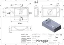 MIRAGGIO FARO Умывальник, белый (0000191)