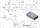 MIRAGGIO Умивальник FARO L MATT (0000195)